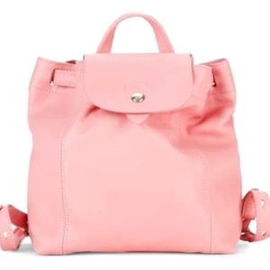 𝅺❌SOLD❌ LONGCHAMP Extra Small Le Pliage Leather Backpack